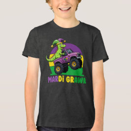 Mardi Grawr Monster Truck Dinossaur Mardi Gras