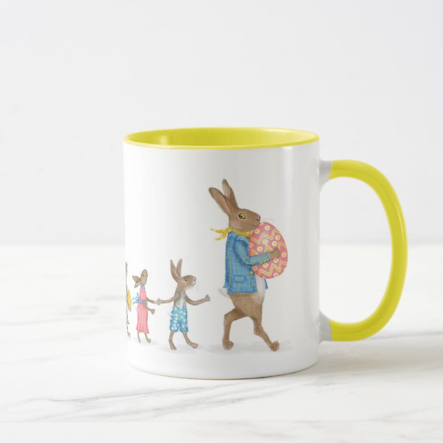 Mares numa caneca personalizada de caça a ovo na P (Direita)