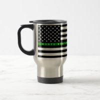 Marfa Thin Green Line, Caneca de viagem - Viagem d