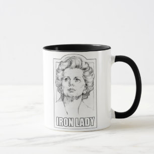 Margaret Thatcher - caneca da dama de ferro