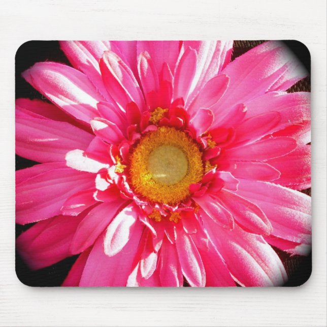 Margarida cor-de-rosa Mousepad de Gerber (Frente)