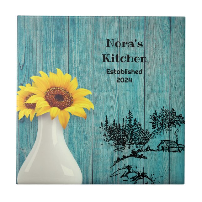 Margarida de Madeira Azul (Frente)