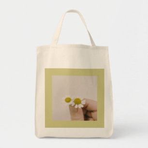 “Margarida na Ponta do Dedo – Bolsa Tote de Botâni