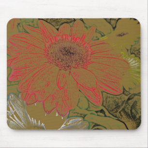 Margaridas coloridas Mousepad