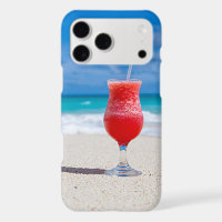 Margarita de Morango Vermelho de Verão na Praia Tr