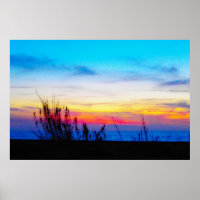 Margarita Sunset Poster