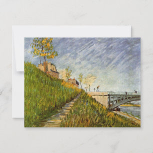 Margens do Sena, Pont de Clichy por Vincent van Go