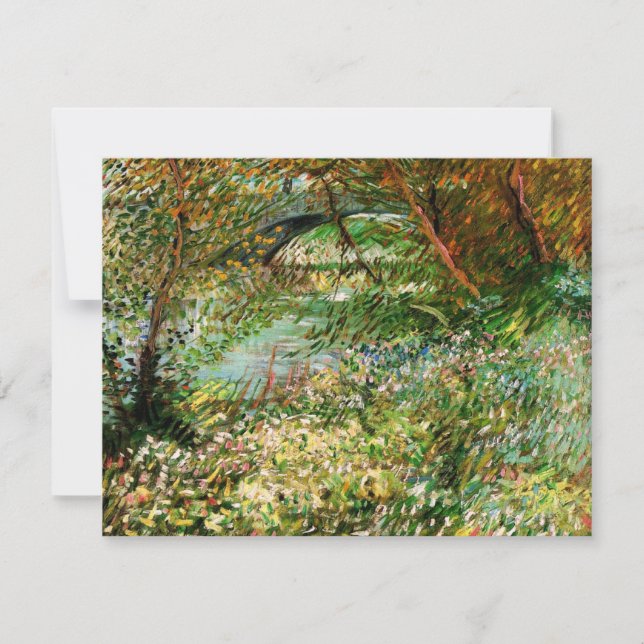 Margens do Sena, Pont de Clichy por Vincent van Go (Frente)