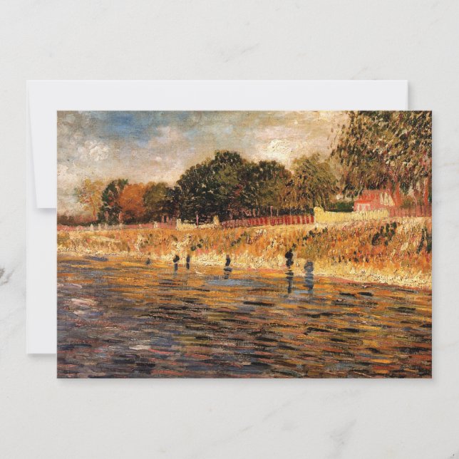 Margens do Sena por Vincent van Gogh (Frente)