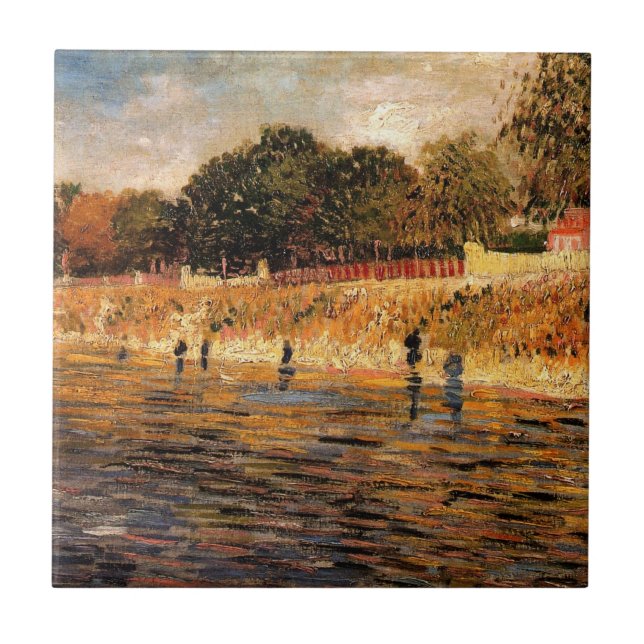 Margens do Sena por Vincent van Gogh (Frente)