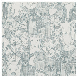 margherita menagerie pizza party slate tecido