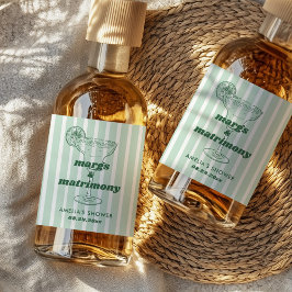 Margs & Matrimony Retro Bachelorette Chá de panela