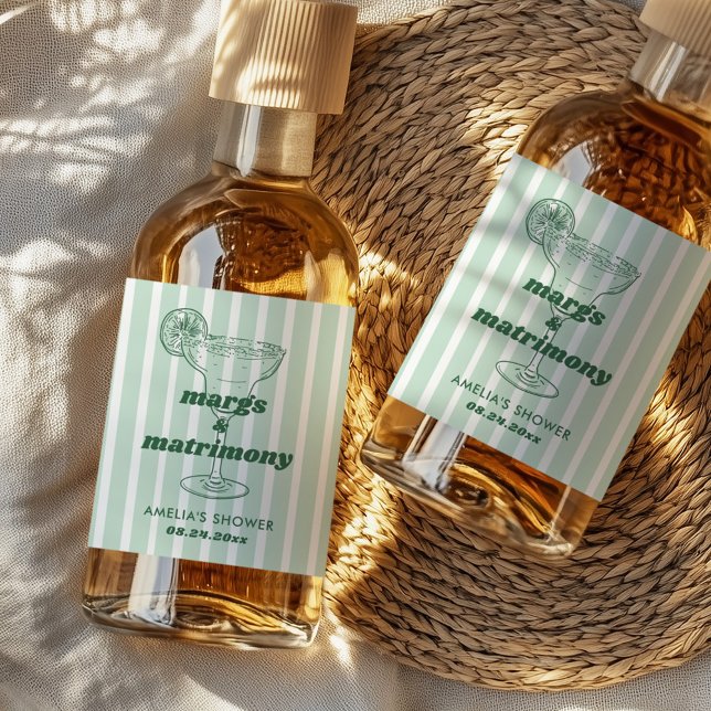 Margs & Matrimony Retro Bachelorette Chá de panela (Criador carregado)