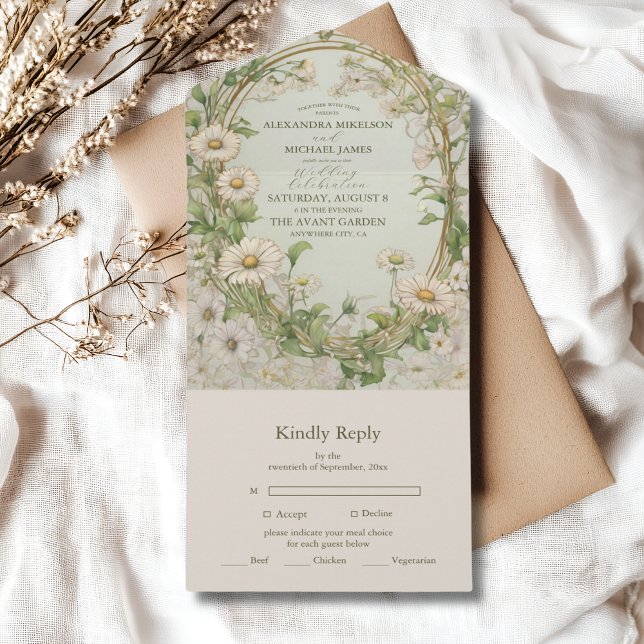 Marguerite Daisy Dusty Wedding (Criador carregado)