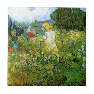 Marguerite Gachet no Jardim por Vincent van Gogh