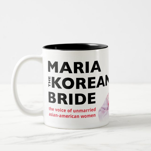 Maria a caneca coreana da noiva (Esquerda)