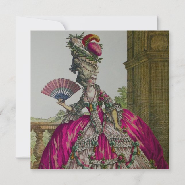 Maria Antonieta ~ Convites / Responder (Frente)