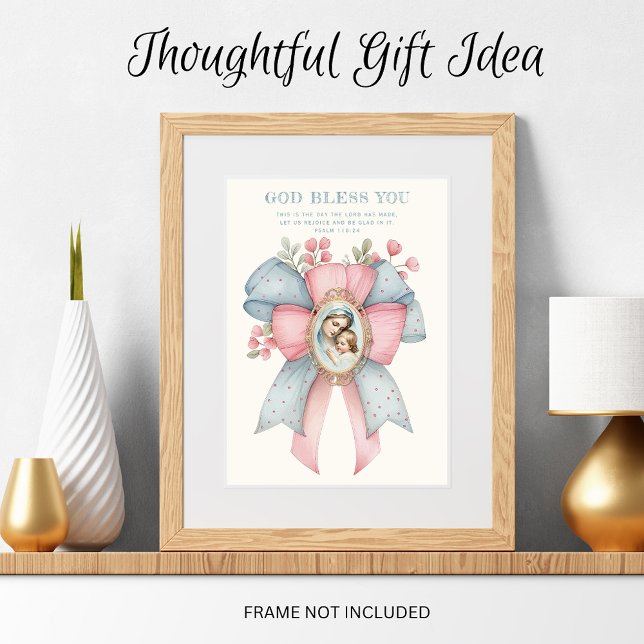 Maria Católica e Escritura Floral de Jesus (Criador carregado)