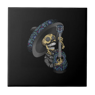 mariachi skull mexicano