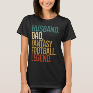 Marido Pai Lenda do Futebol Fantasia Camiseta Engr