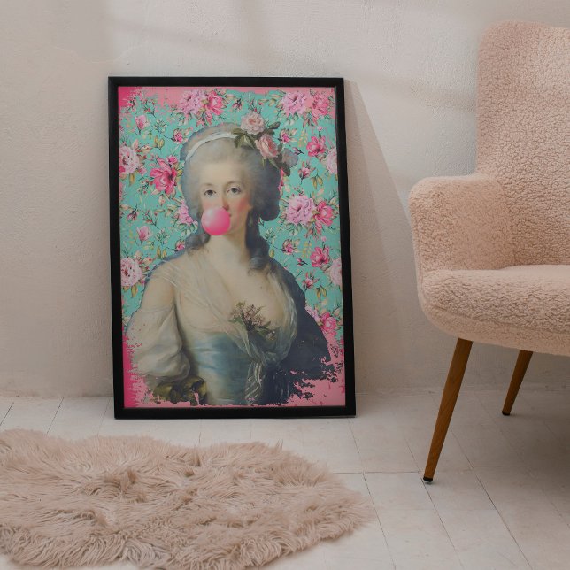 Marie Antoinette Altered Art Modern Trendy Poster (Criador carregado)