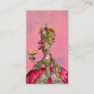 Marie Antoinette Deixou-Os Comer Cartão de visita 