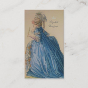 Marie Antoinette Dress ~ Cartão de visita