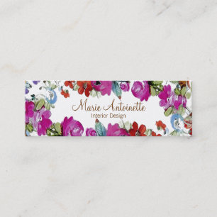 Marie Antoinette em Flores ~ Cartões de visitas