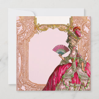 Marie Antoinette em rosa-quente