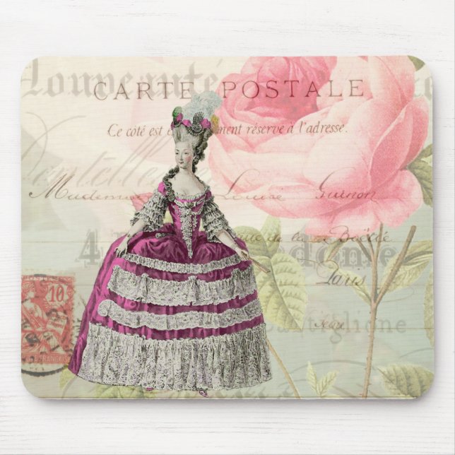 Marie Antoinette French Accent Mousepad (Frente)