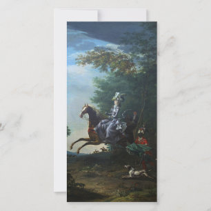 Marie Antoinette Hunting por Louis Auguste Brun