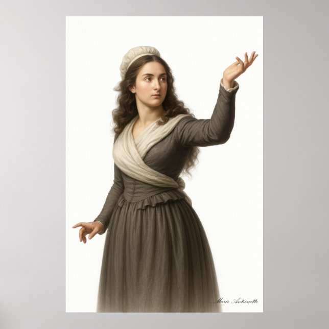 Marie Antoinette - Impressão da Revolução Francesa (Frente)