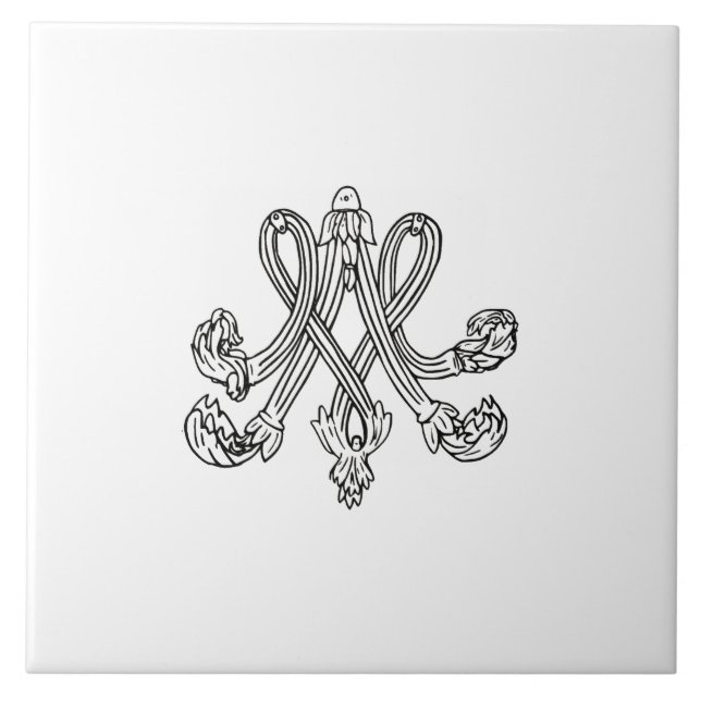 Marie Antoinette – Monogramm – Monogram initials (Frente)