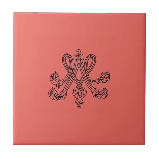 Marie Antoinette – Monogramm – Monogram initials (Frente)