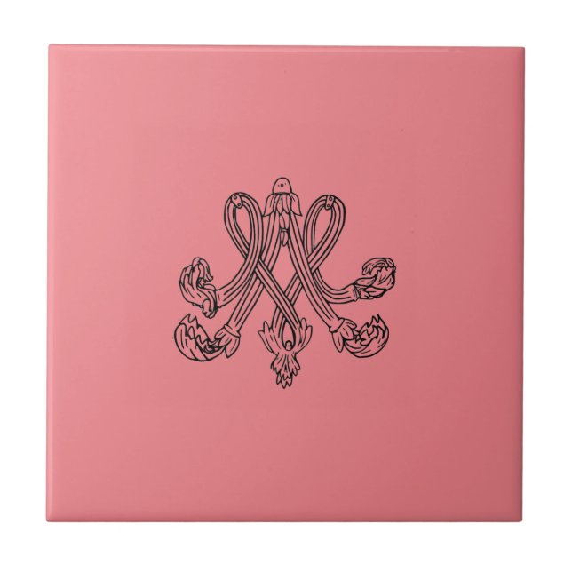 Marie Antoinette – Monogramm – Monogram initials (Frente)