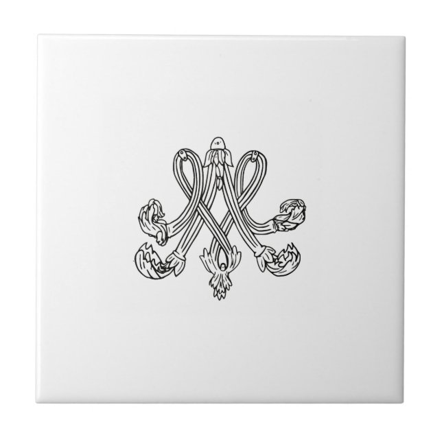 Marie Antoinette – Monogramm – Monogram initials (Frente)