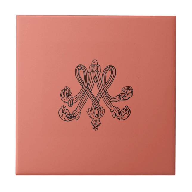 Marie Antoinette – Monogramm – Monogram initials (Frente)