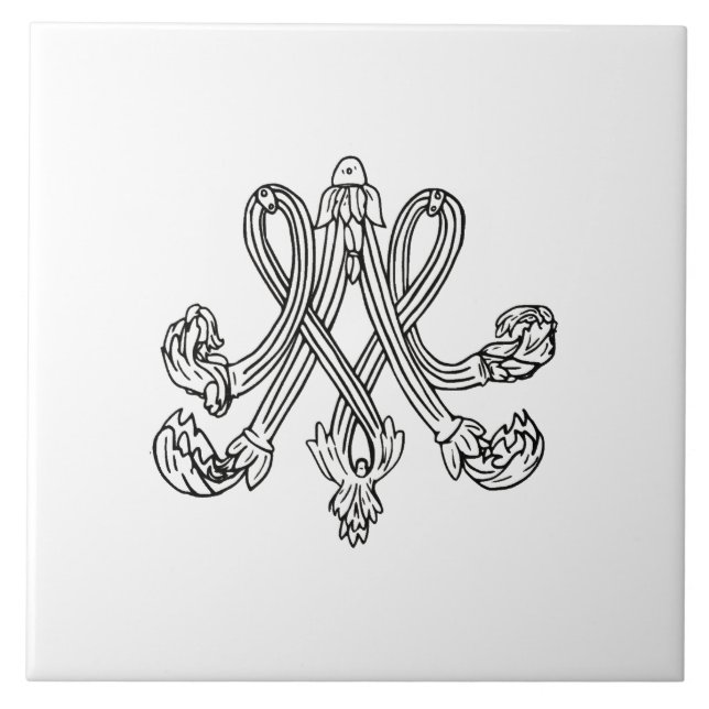 Marie Antoinette – Monogramm – Monogram initials (Frente)