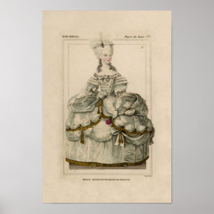Marie Antoinette no poster extravagante do ~ do