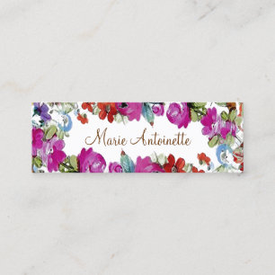 Marie Antoinette nos Cartões de visitas das Flore