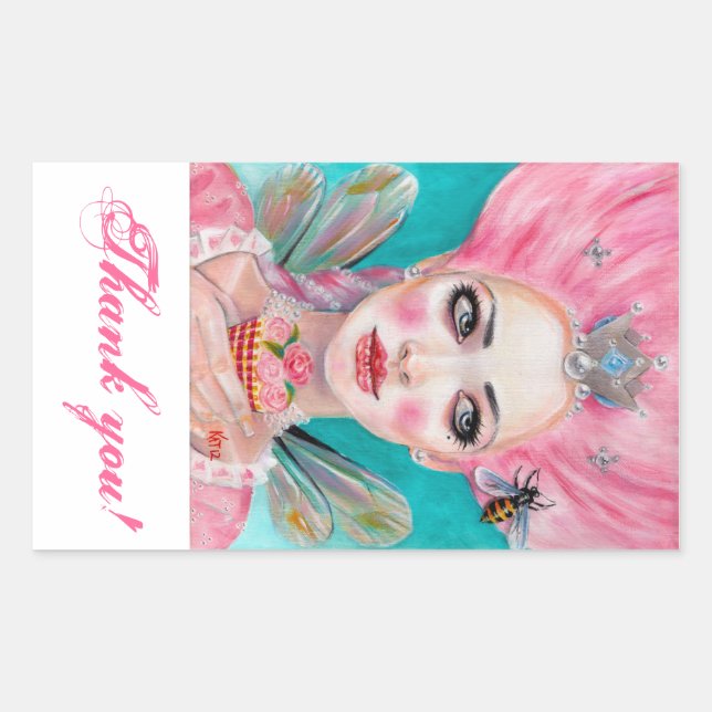 Marie Antoinette Queen Bee obrigado seus adesivos (Frente)