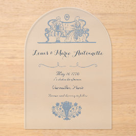 Marie Antoinette Rococo Dusty Casamento Azul