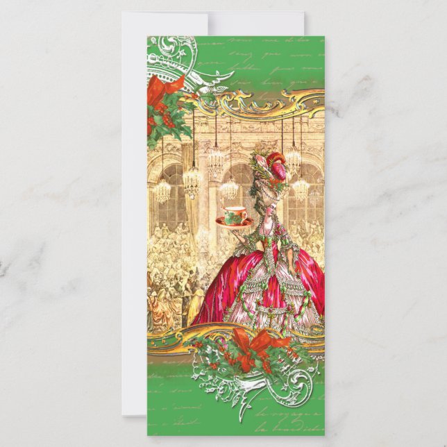Marie Antoinette Tea Party Versalhes Natal (Frente)