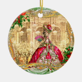 Marie Antonieta no Enfeites de natal de Versalhes