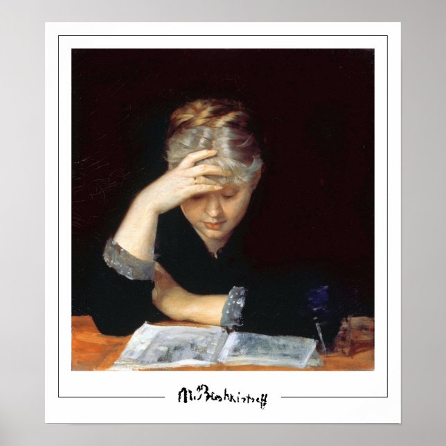 Marie Bashkirtseff Zedign Art Poster nº 22 (Frente)