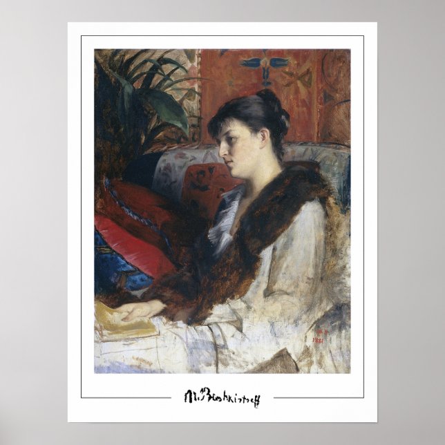 Marie Bashkirtseff Zedign Art Poster nº 4 (Frente)