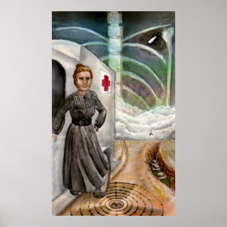 Marie Curie Art Impressão