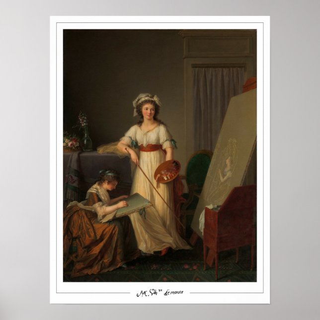 Marie-Victoire Lemoine Zedign Art Poster nº 1 (Frente)