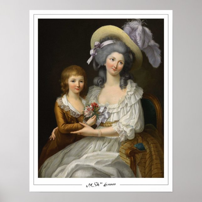 Marie-Victoire Lemoine Zedign Art Poster nº 2 (Frente)