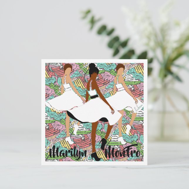 Marilyn MonFRO Bonito Mulheres Negras (Em pé/Frente)